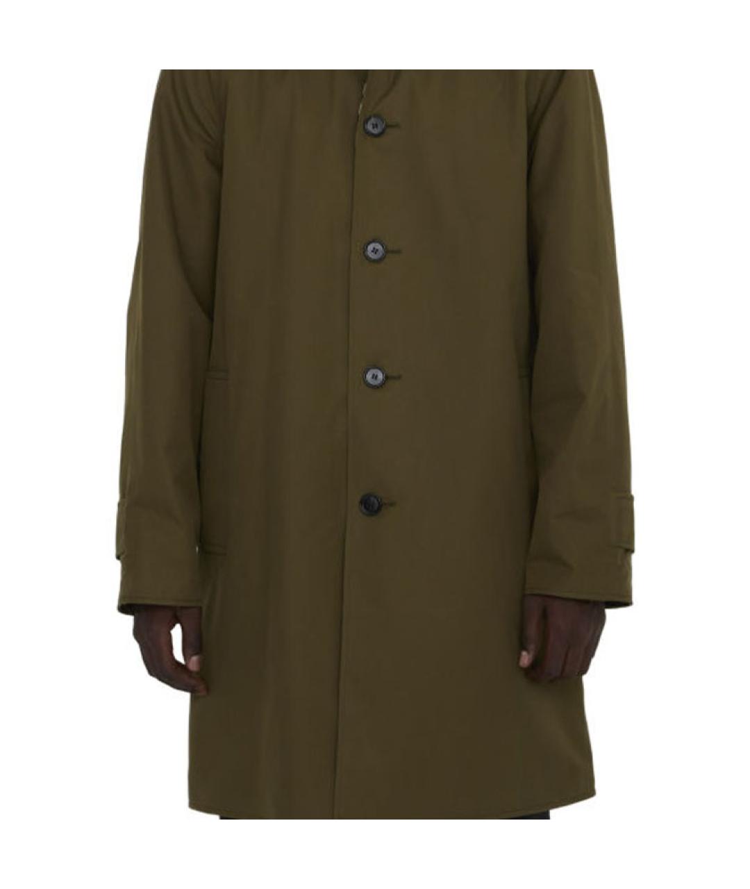 BURBERRY Зеленый тренч / плащ, фото 4