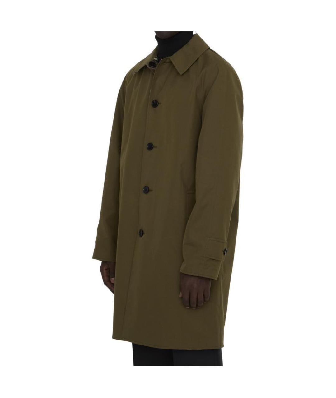 BURBERRY Зеленый тренч / плащ, фото 3