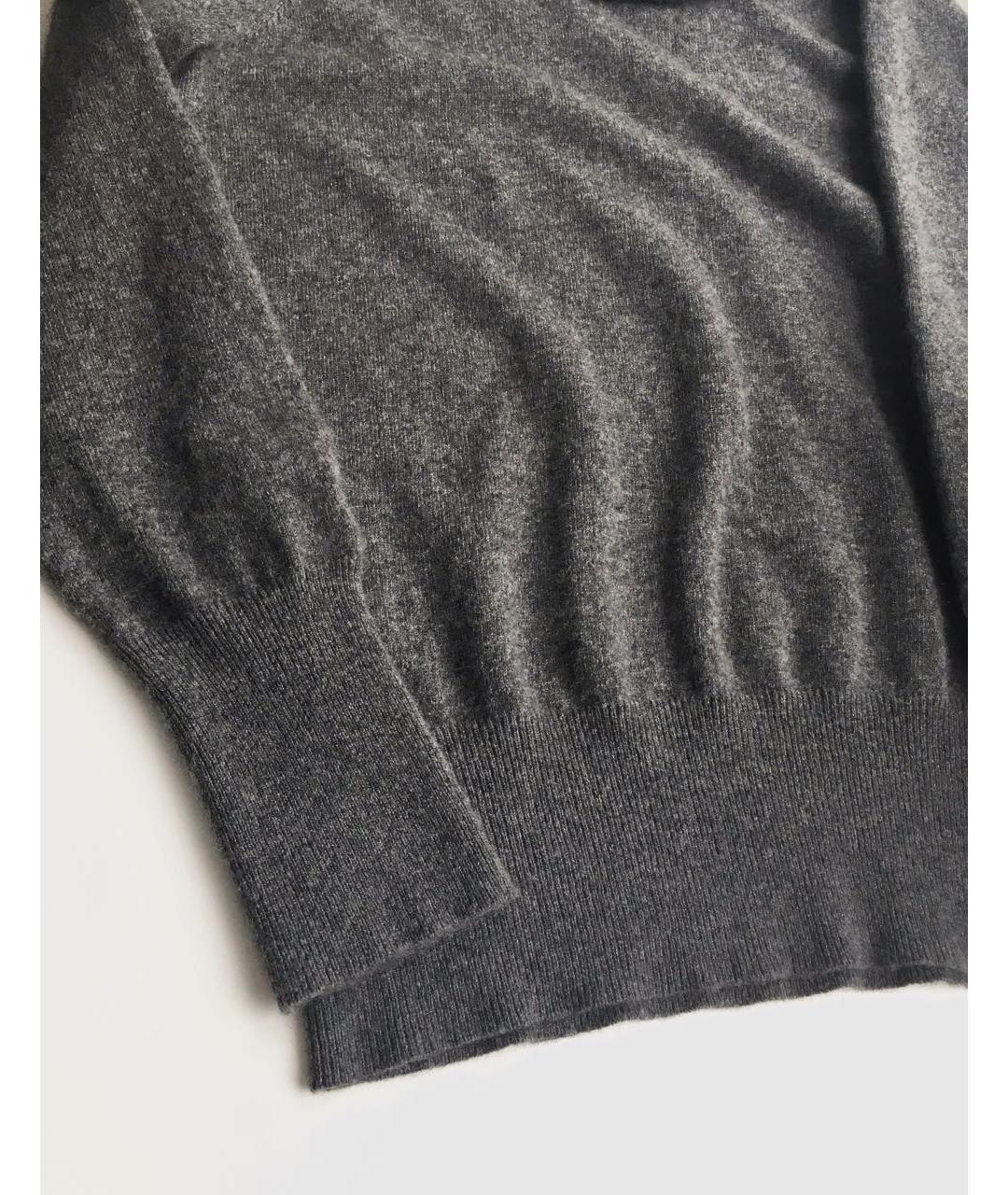 Jaeger LeCoultre Серый кашемировый джемпер / свитер, фото 3
