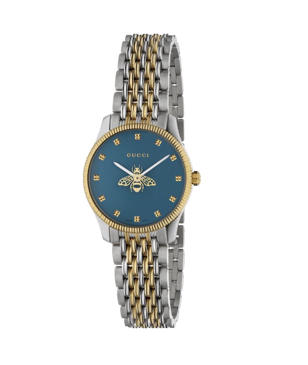 GUCCI Синие стальные часы, фото 6