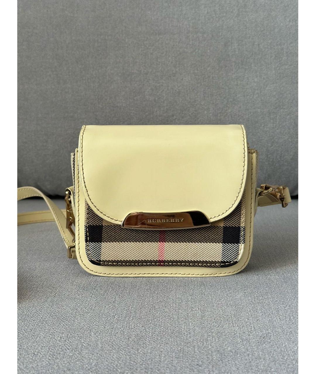 BURBERRY Мульти кожаная сумка через плечо, фото 8