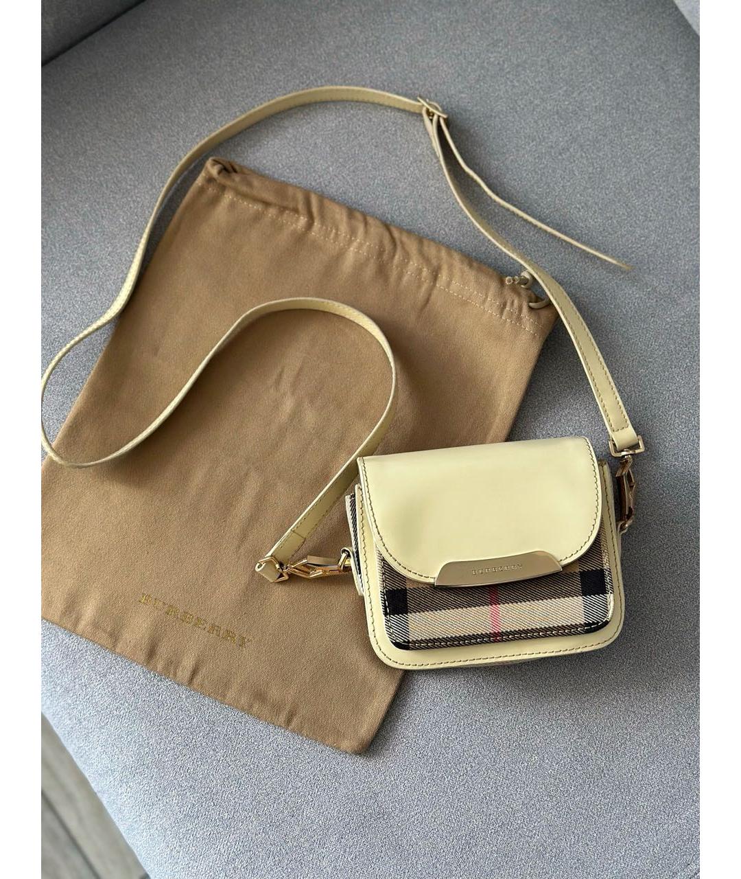 BURBERRY Мульти кожаная сумка через плечо, фото 2