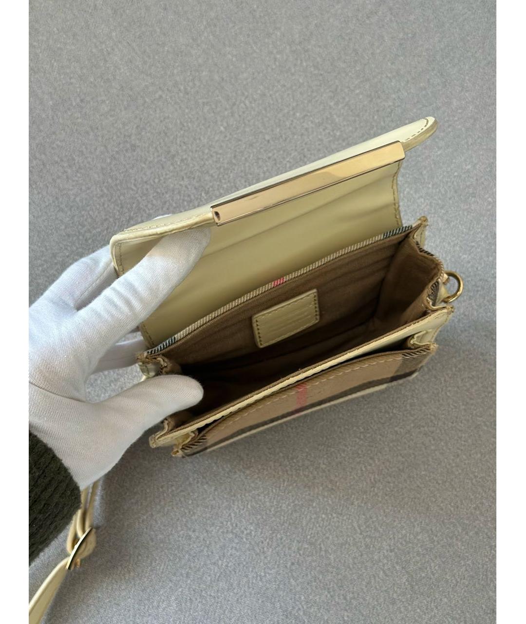 BURBERRY Мульти кожаная сумка через плечо, фото 6