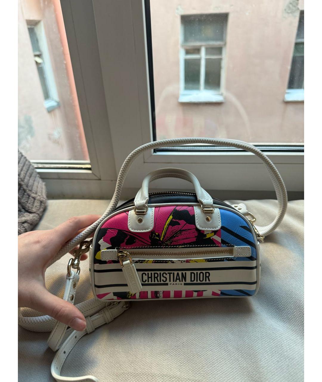 CHRISTIAN DIOR Мульти кожаная сумка через плечо, фото 2