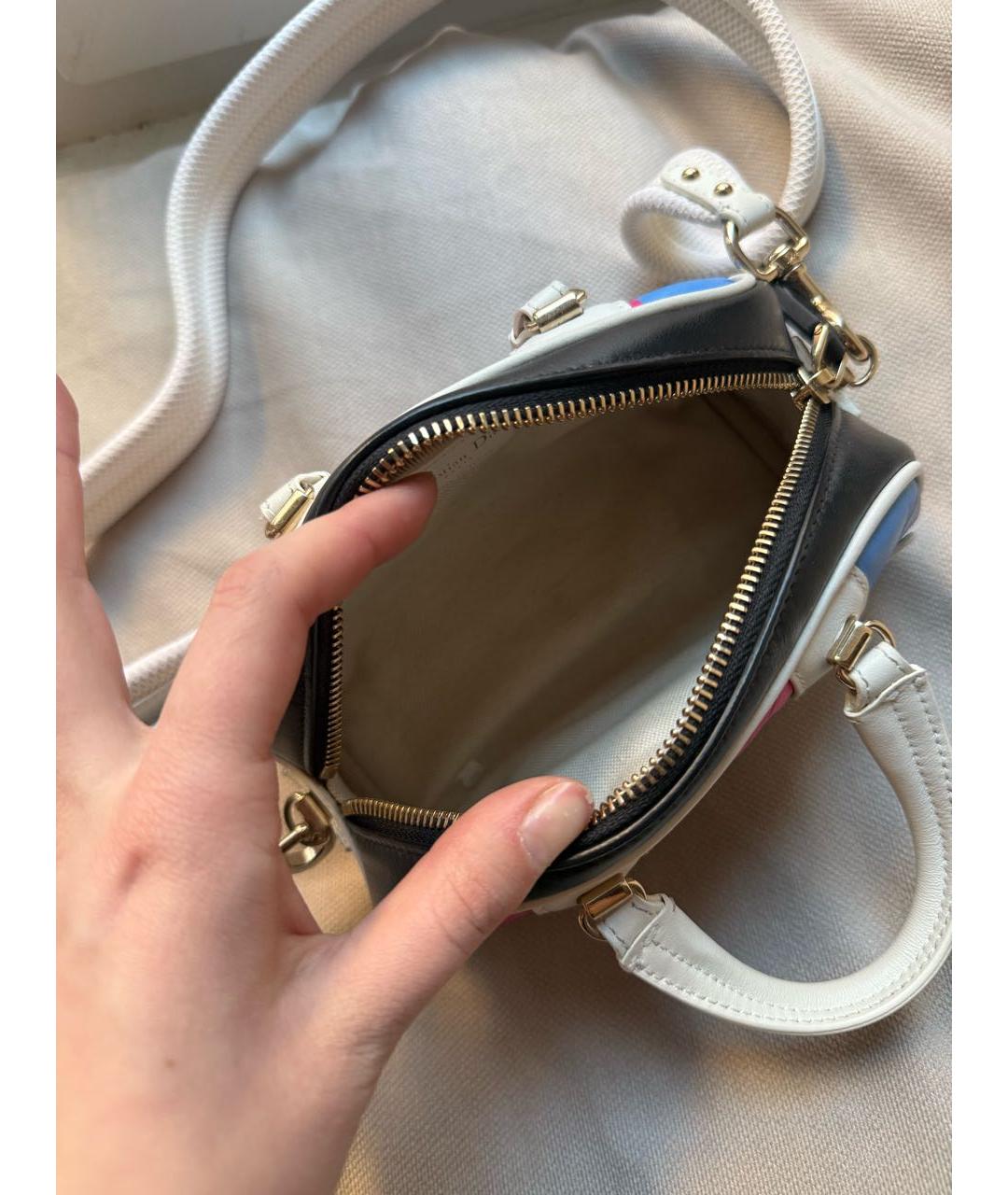 CHRISTIAN DIOR Мульти кожаная сумка через плечо, фото 5