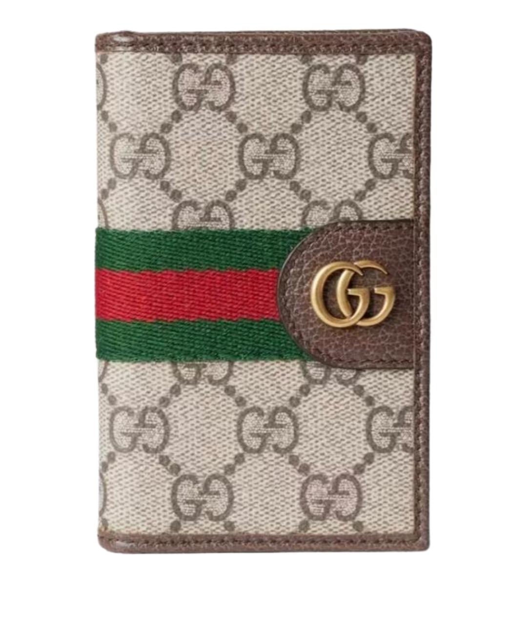 GUCCI Бежевый кардхолдер, фото 1