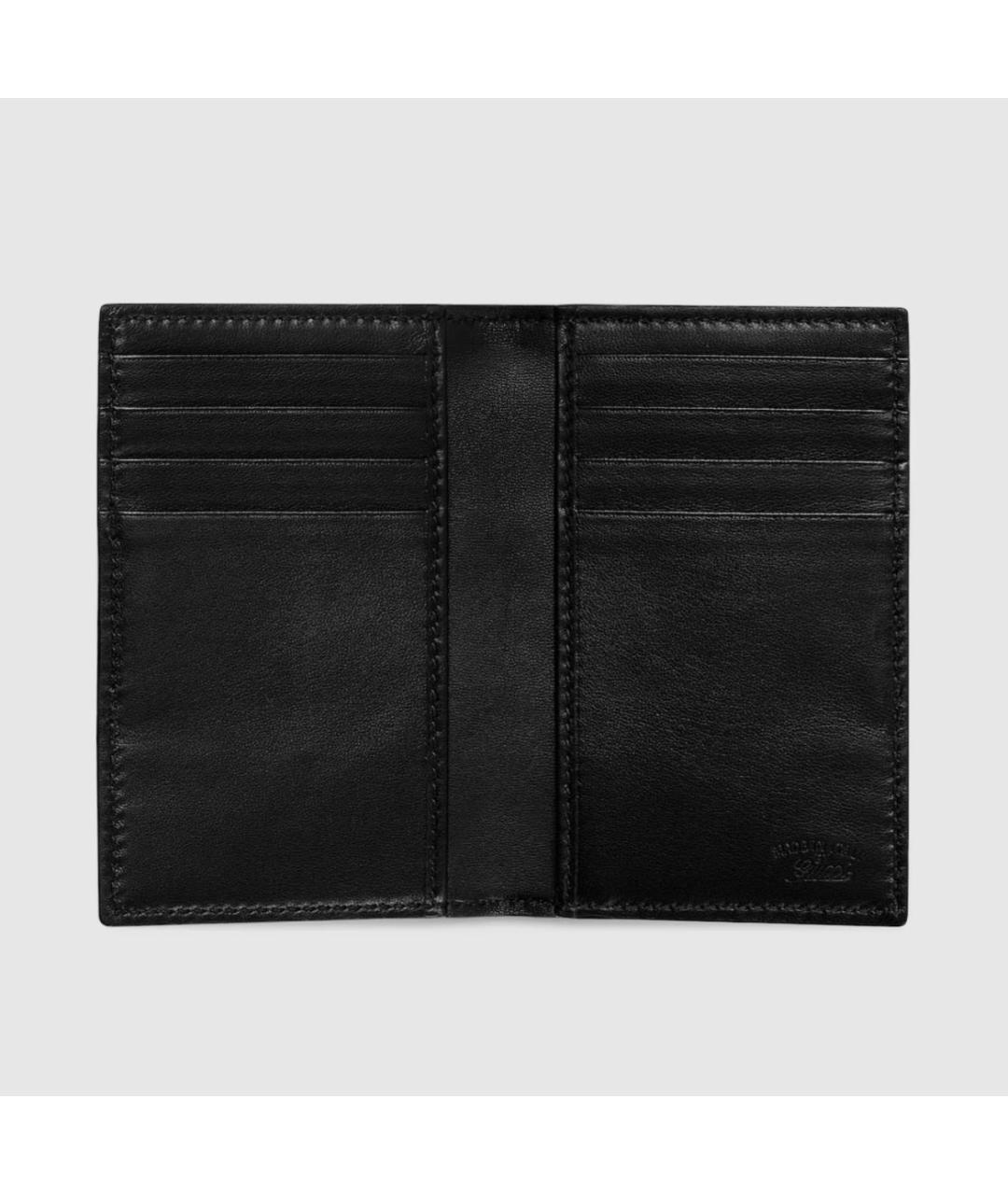 GUCCI Черный кожаный кардхолдер, фото 2