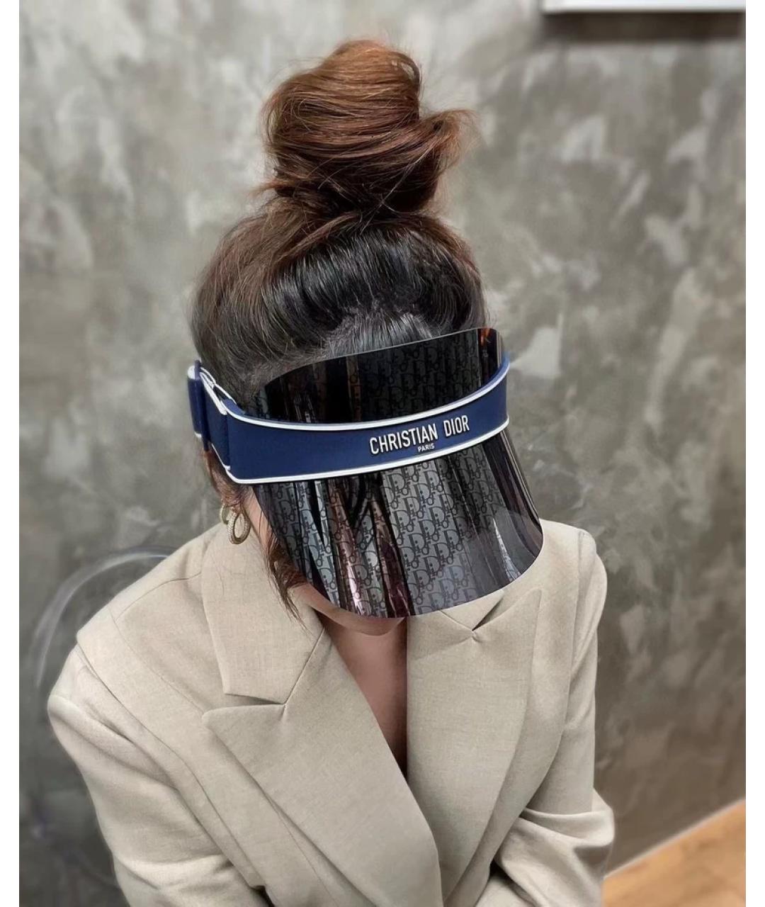 CHRISTIAN DIOR Темно-синие солнцезащитные очки, фото 5