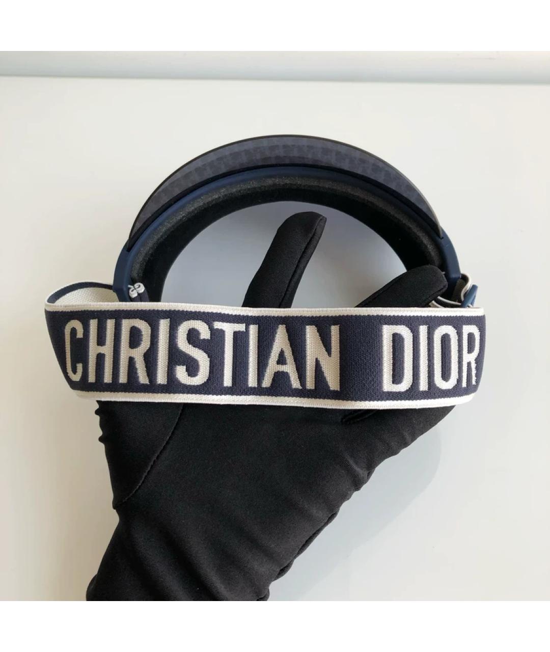 CHRISTIAN DIOR Темно-синие солнцезащитные очки, фото 4