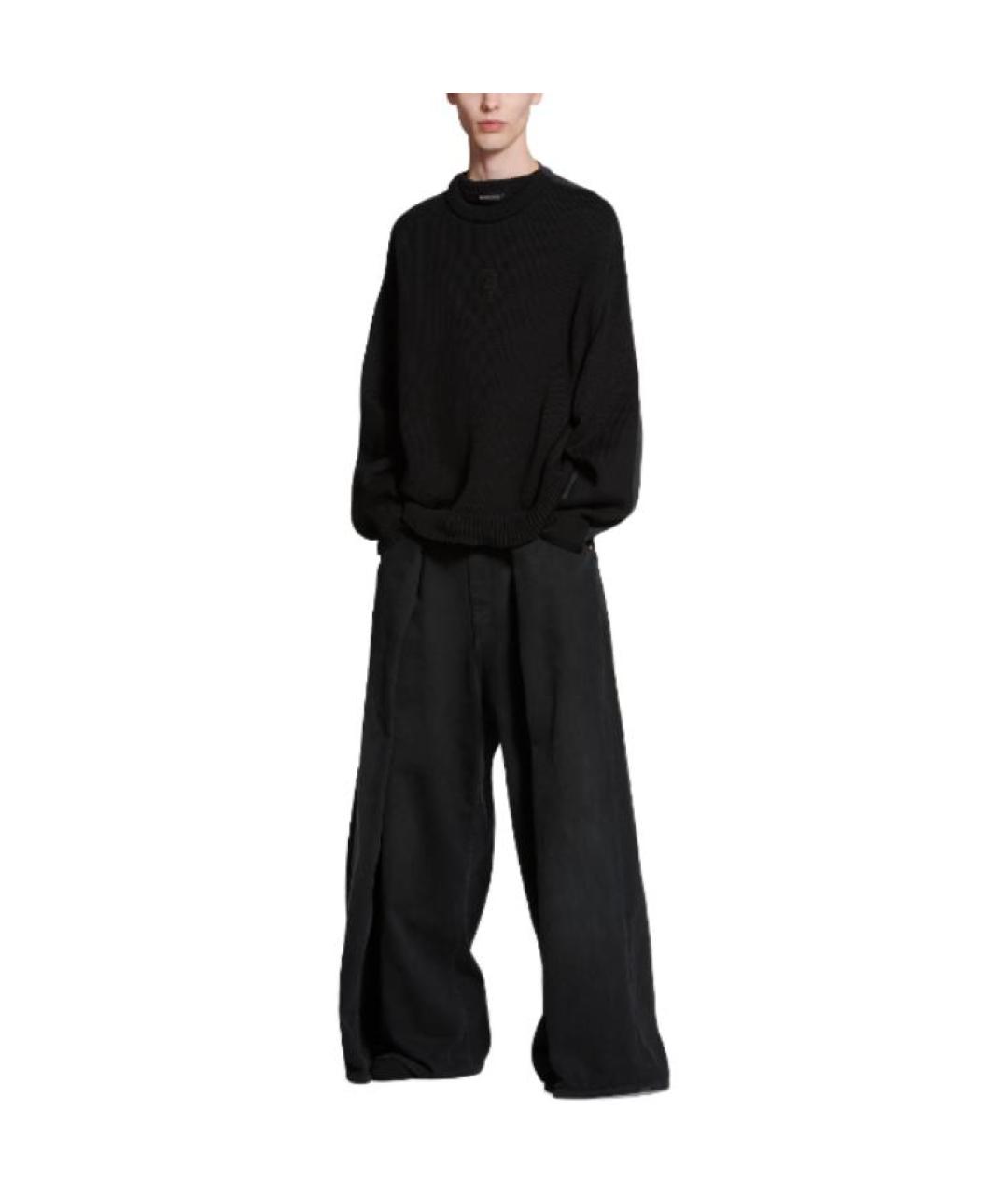 BALENCIAGA Черный джемпер / свитер, фото 3