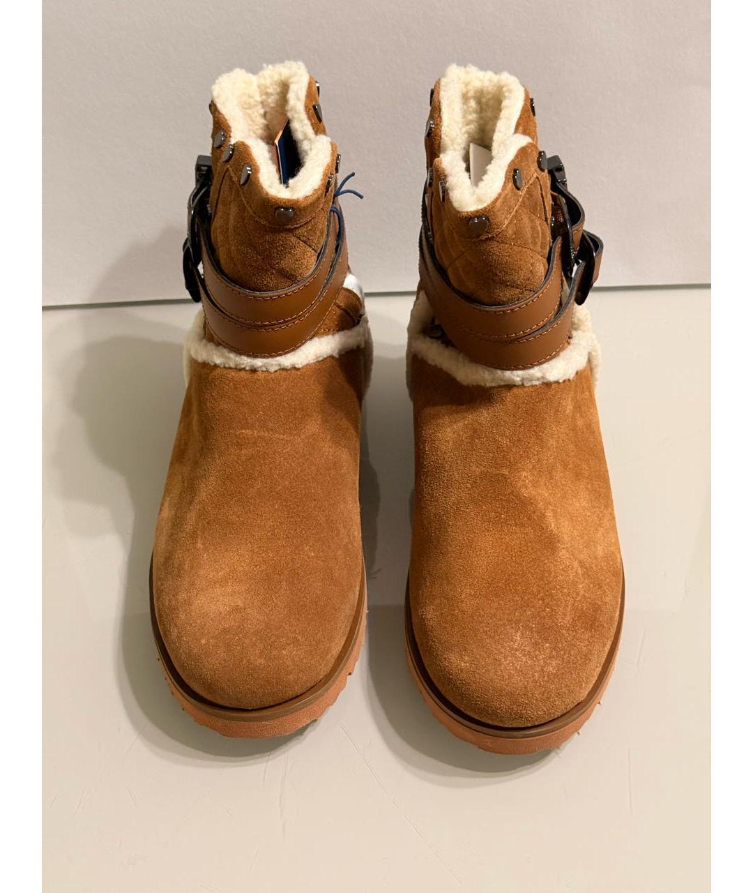 TRUSSARDI JEANS Коричневые замшевые полусапоги, фото 2