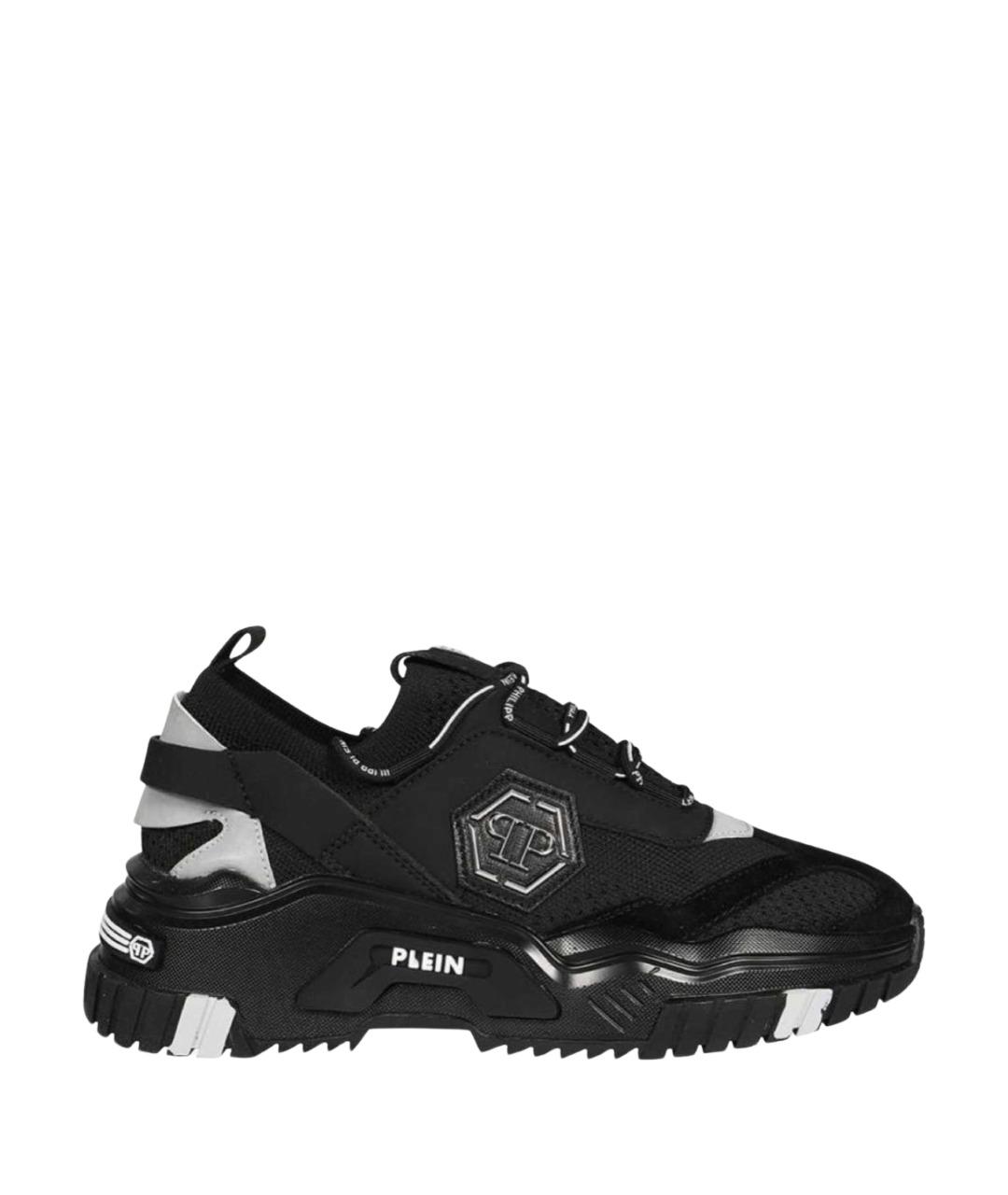 PHILIPP PLEIN Черные низкие кроссовки / кеды, фото 1