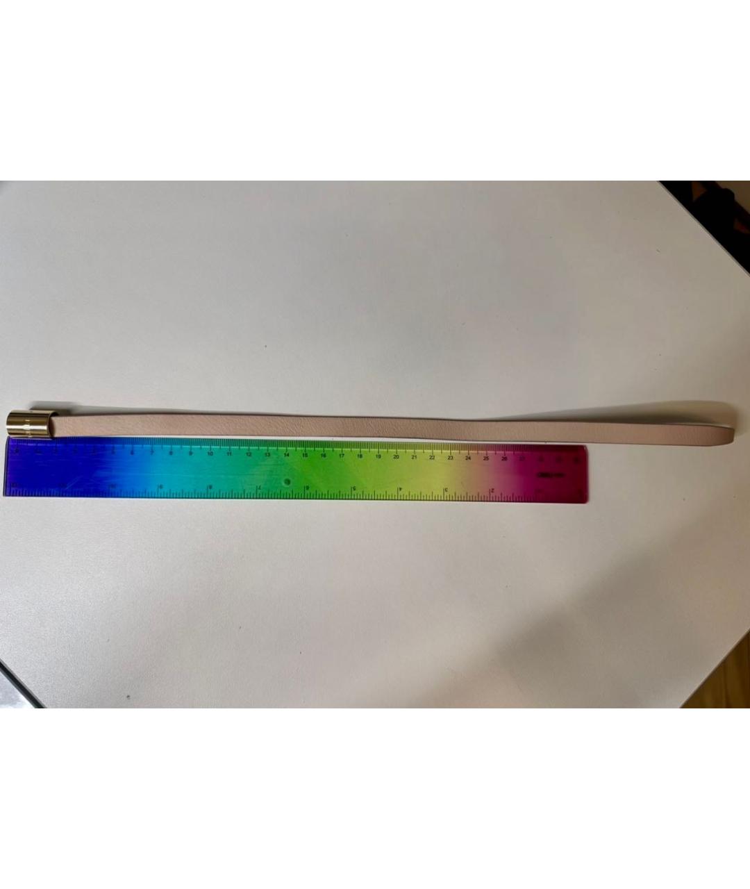 FURLA Бежевый кожаный браслет, фото 5