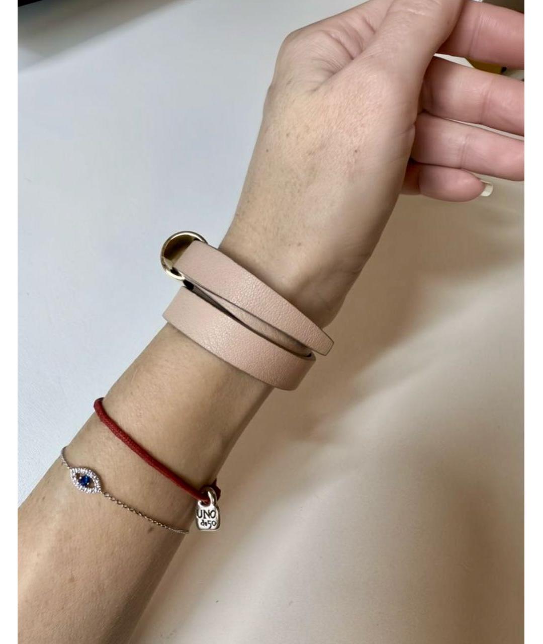 FURLA Бежевый кожаный браслет, фото 3