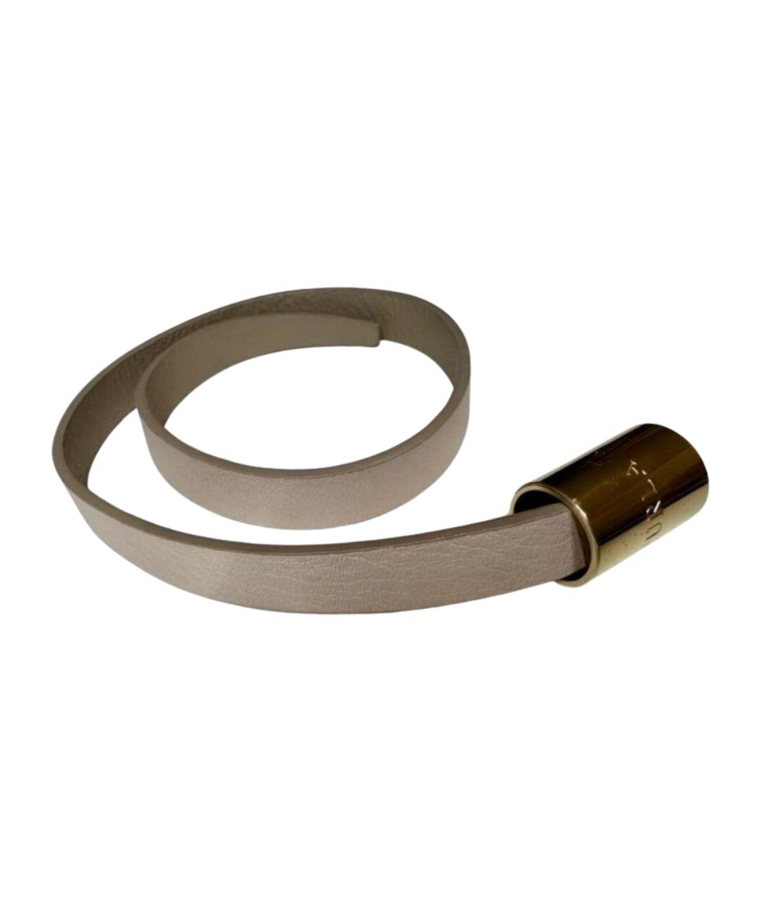 FURLA Бежевый кожаный браслет, фото 1