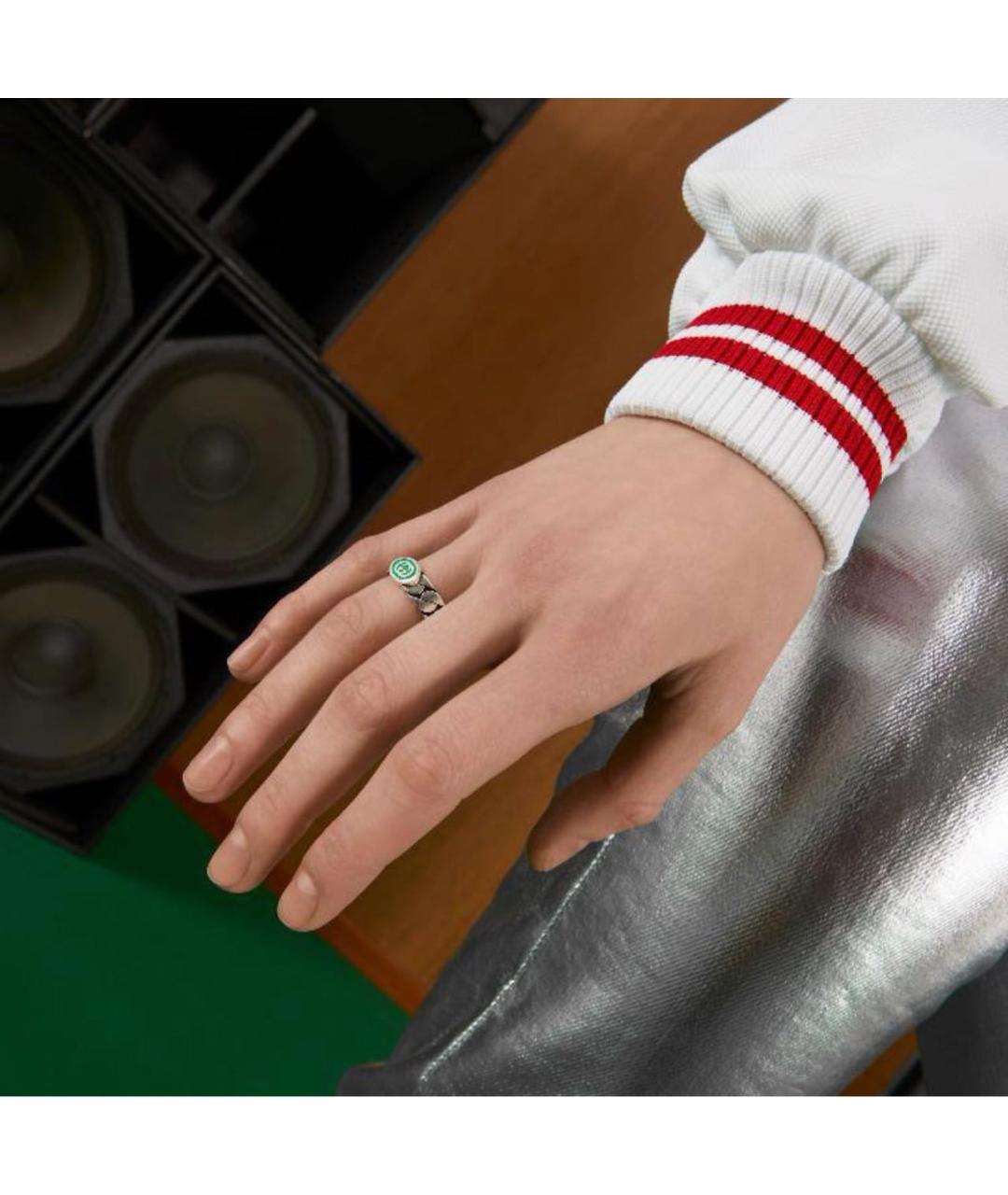 GUCCI Серебряное кольцо, фото 5