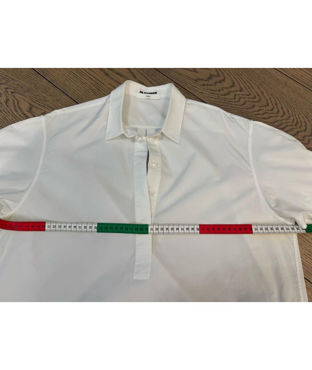 JIL SANDER Белая хлопковая рубашка, фото 7