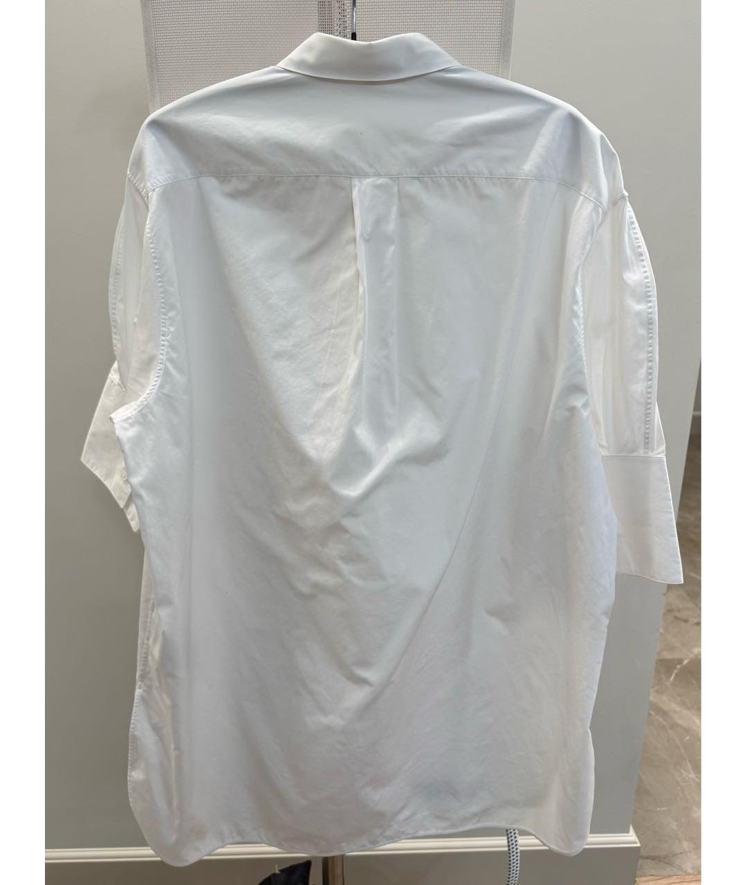 JIL SANDER Белая хлопковая рубашка, фото 2