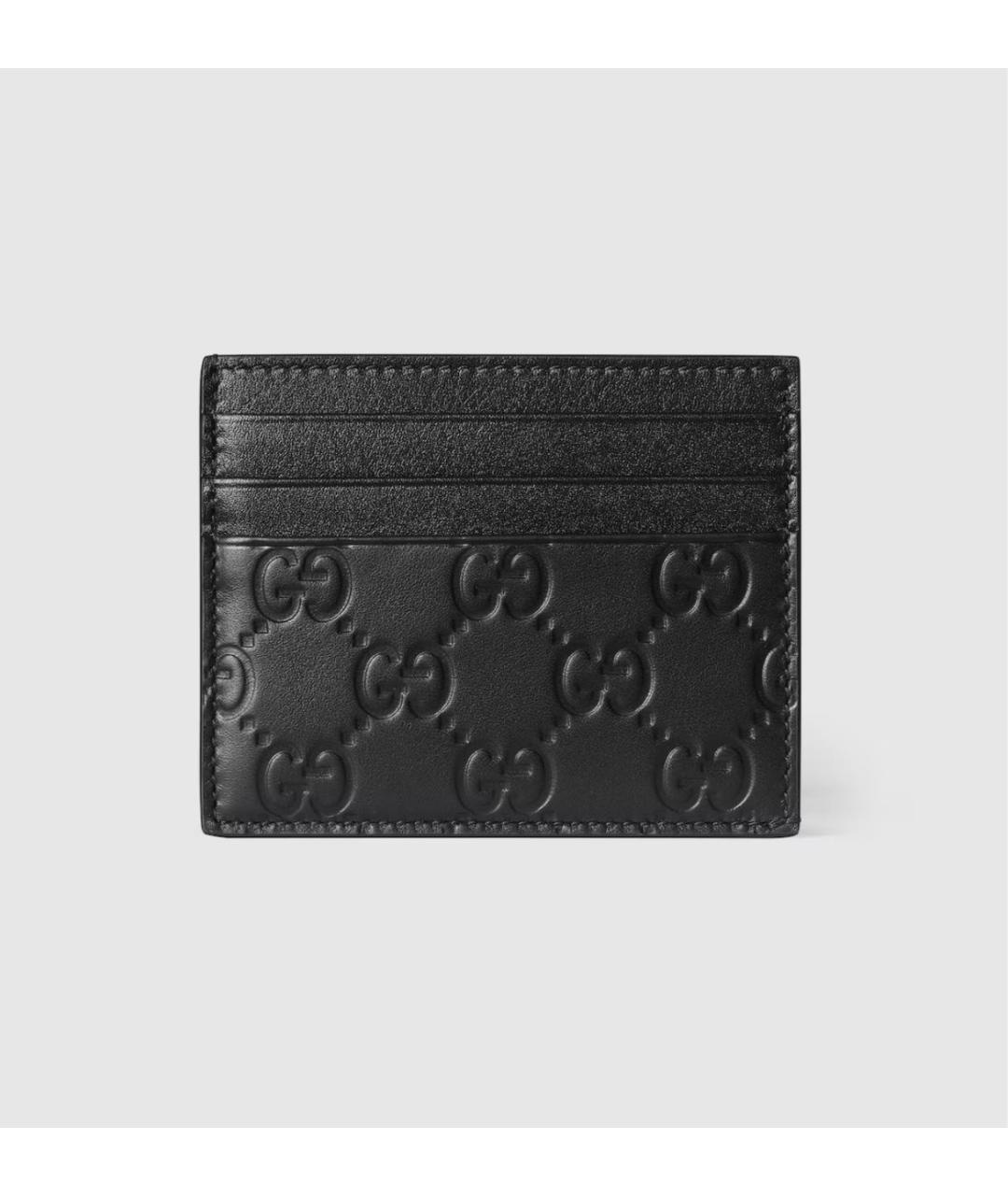 GUCCI Черный кожаный кардхолдер, фото 5