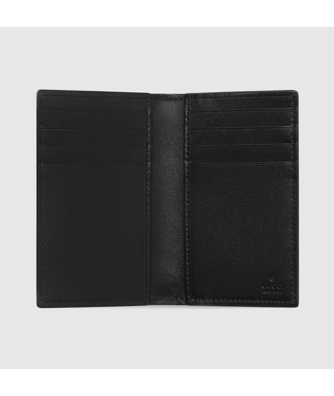 GUCCI Черный кожаный кардхолдер, фото 2