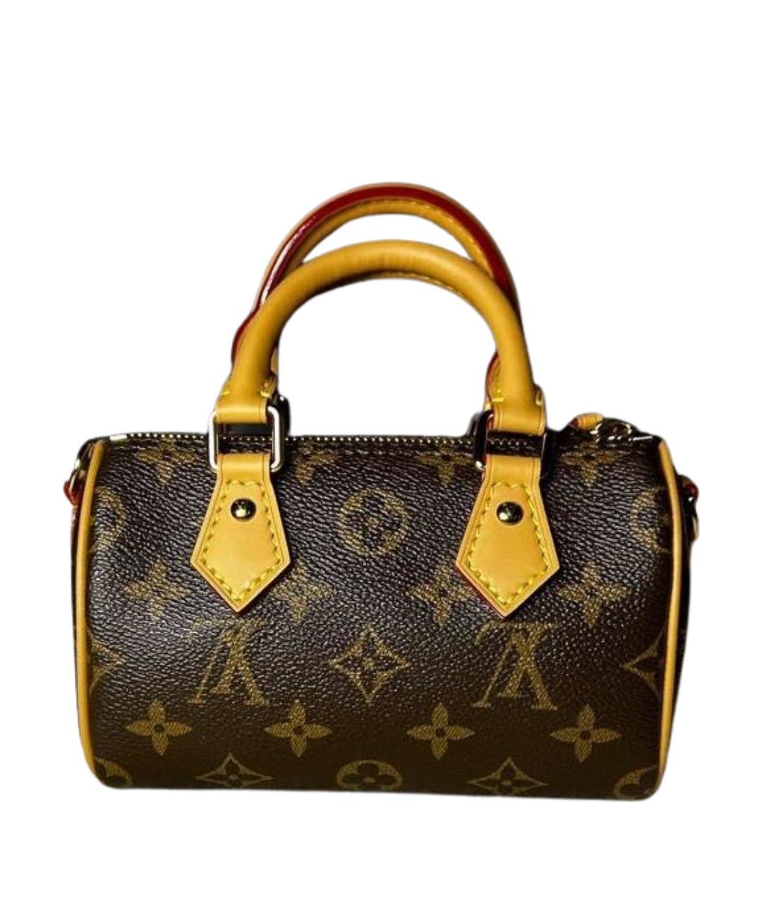 LOUIS VUITTON Коричневая сумка с короткими ручками, фото 1