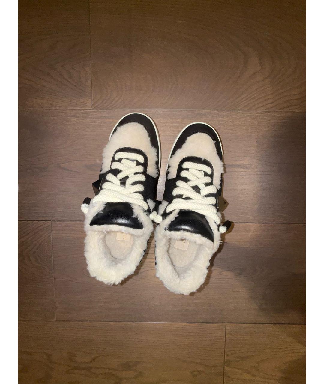 VALENTINO Черные замшевые кроссовки, фото 3