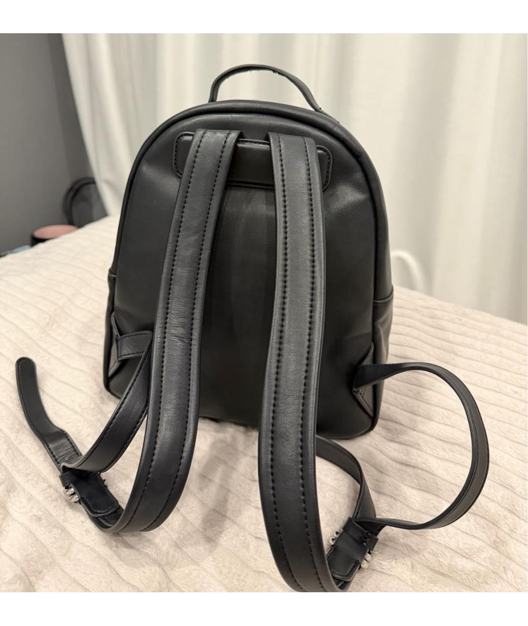 CALVIN KLEIN Черный рюкзак из искусственной кожи, фото 3