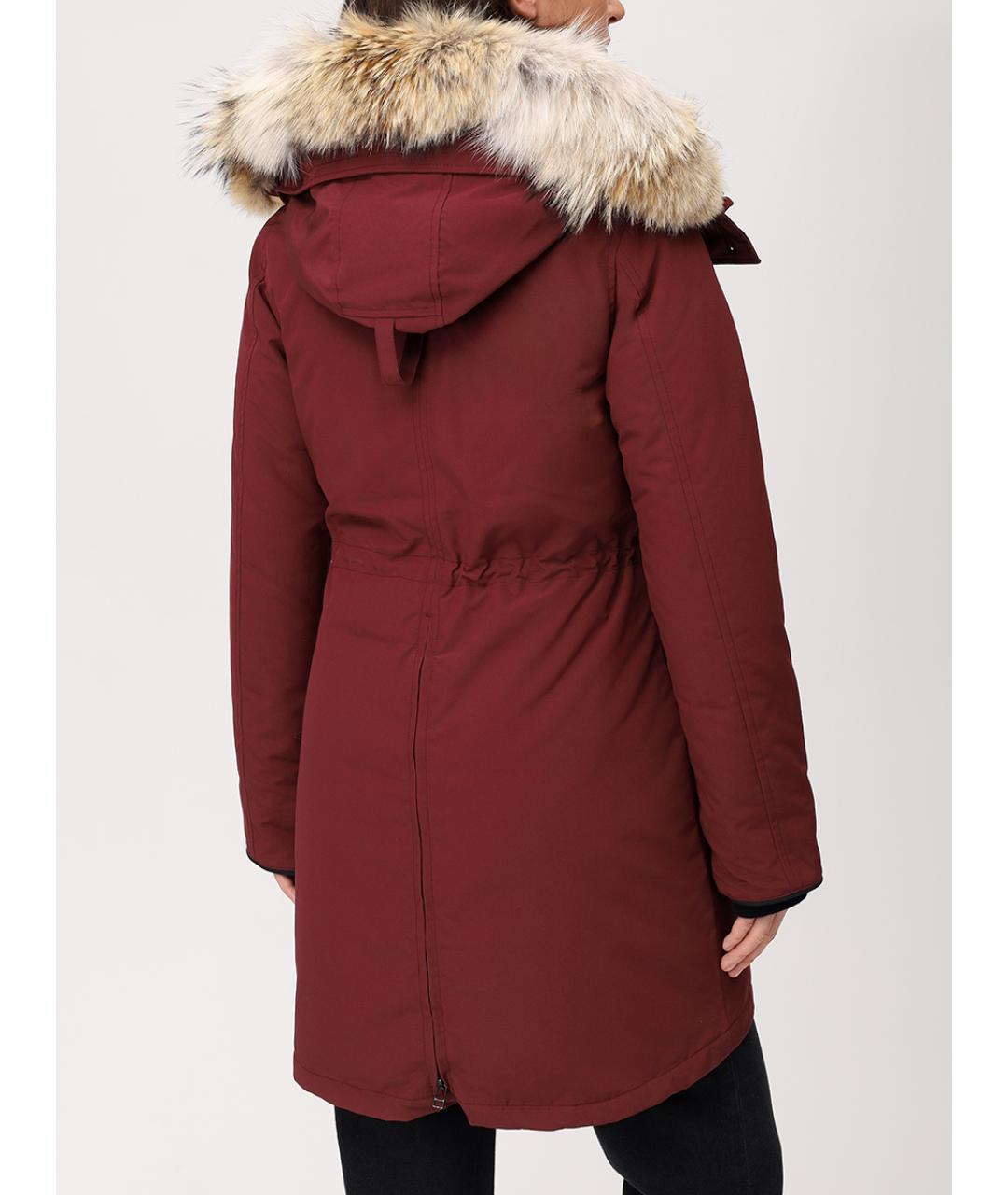 CANADA GOOSE Бордовая парка, фото 3