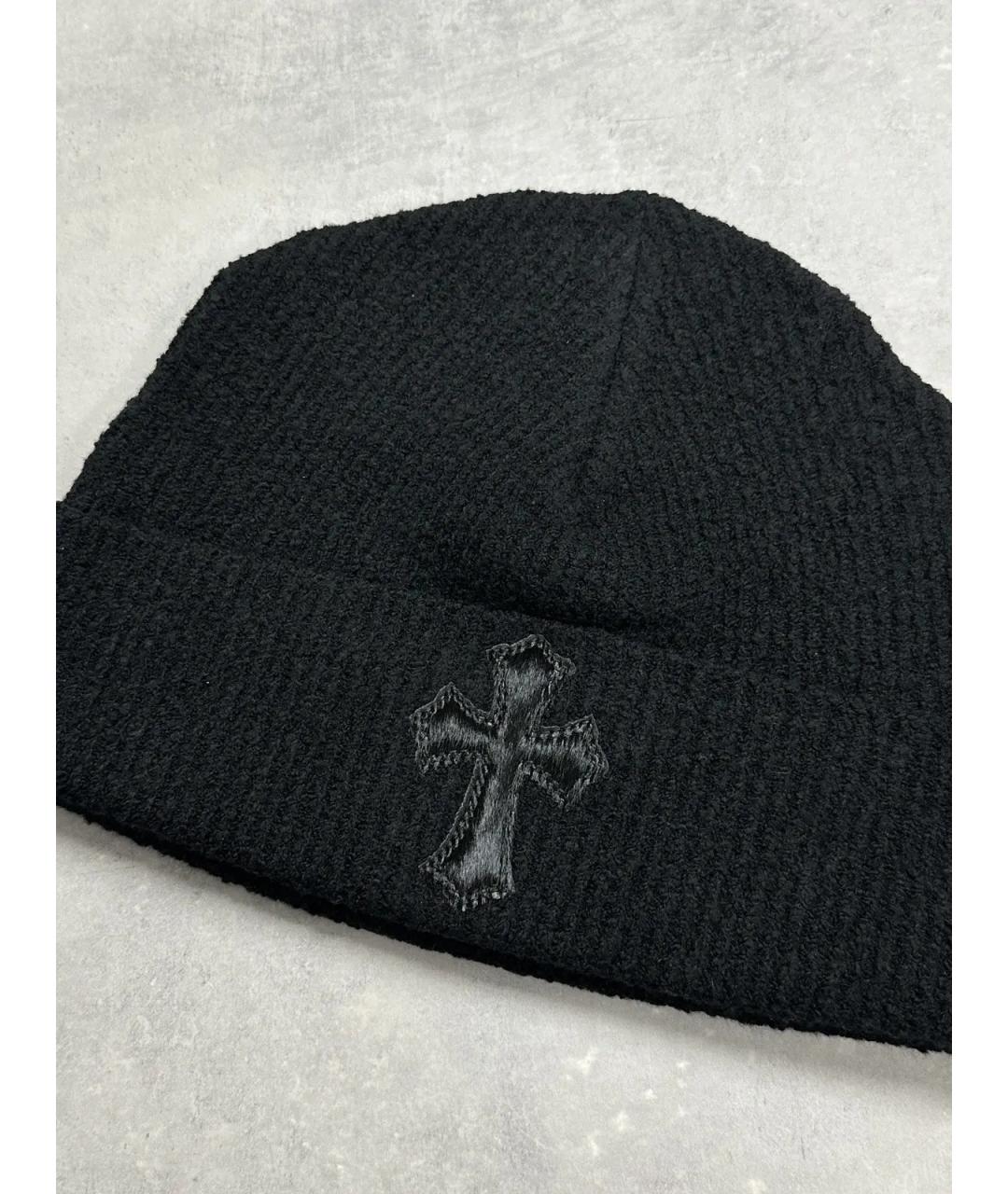 CHROME HEARTS Черная шапка, фото 3