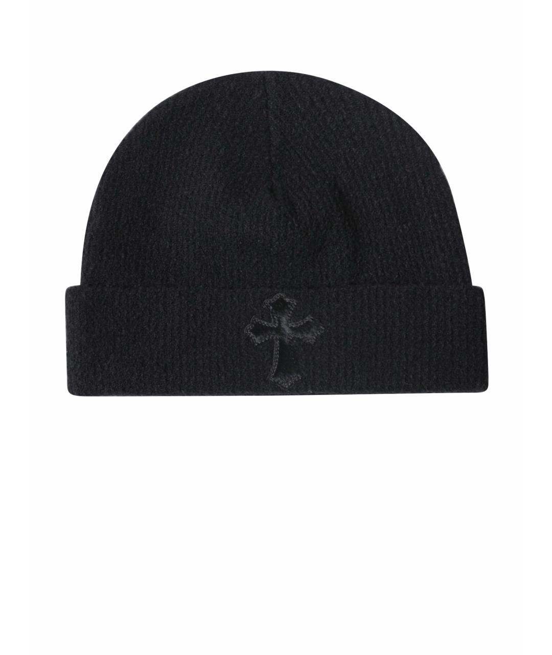 CHROME HEARTS Черная шапка, фото 1