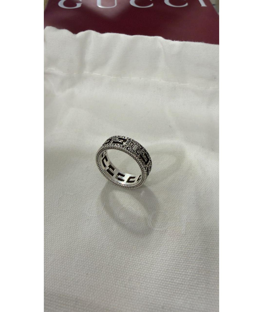 GUCCI Серебряное серебряное кольцо, фото 2