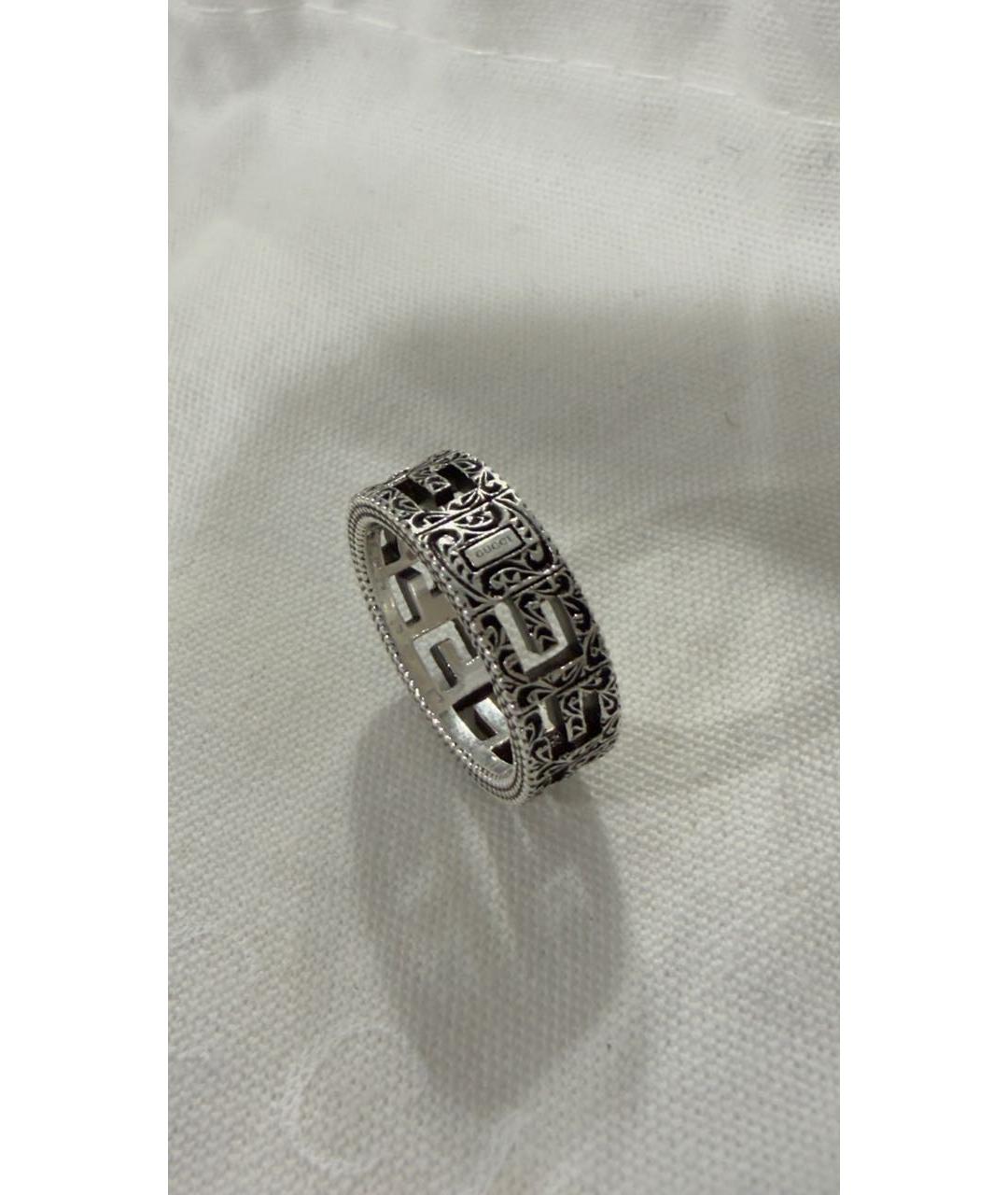 GUCCI Серебряное серебряное кольцо, фото 5