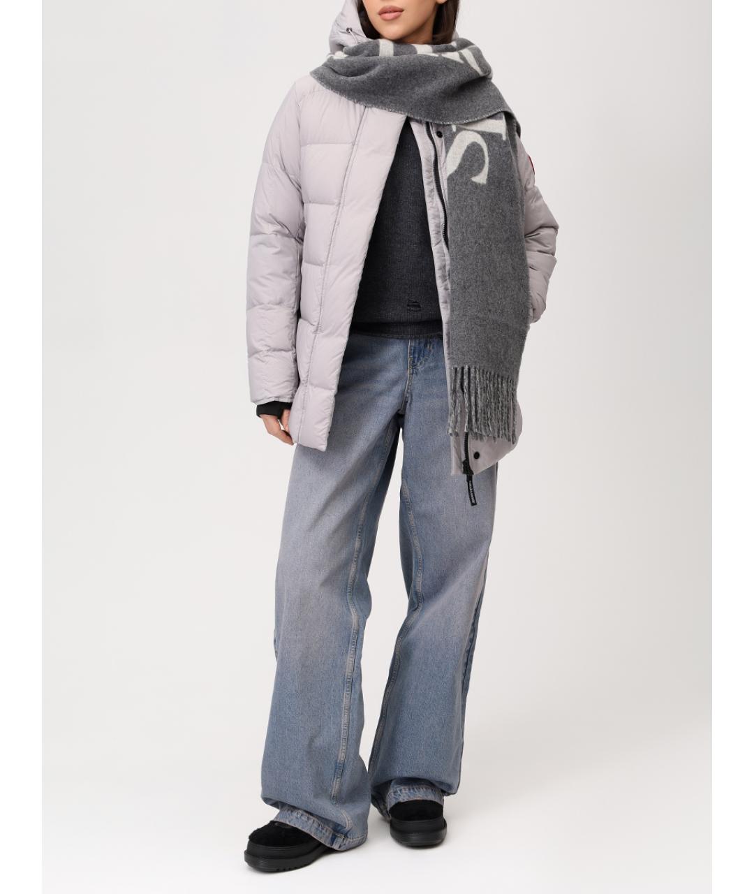 CANADA GOOSE Серый пуховик, фото 2