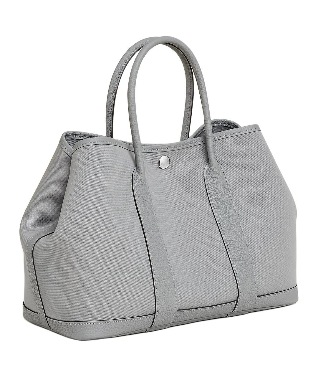 HERMES Серая сумка с короткими ручками, фото 2