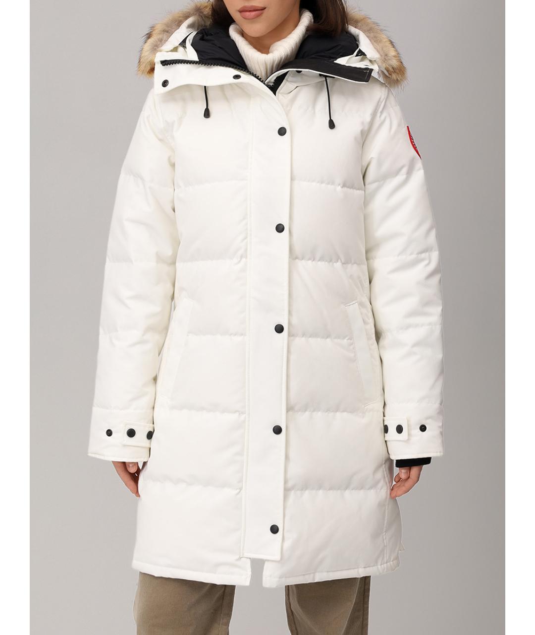 CANADA GOOSE Белая парка, фото 3
