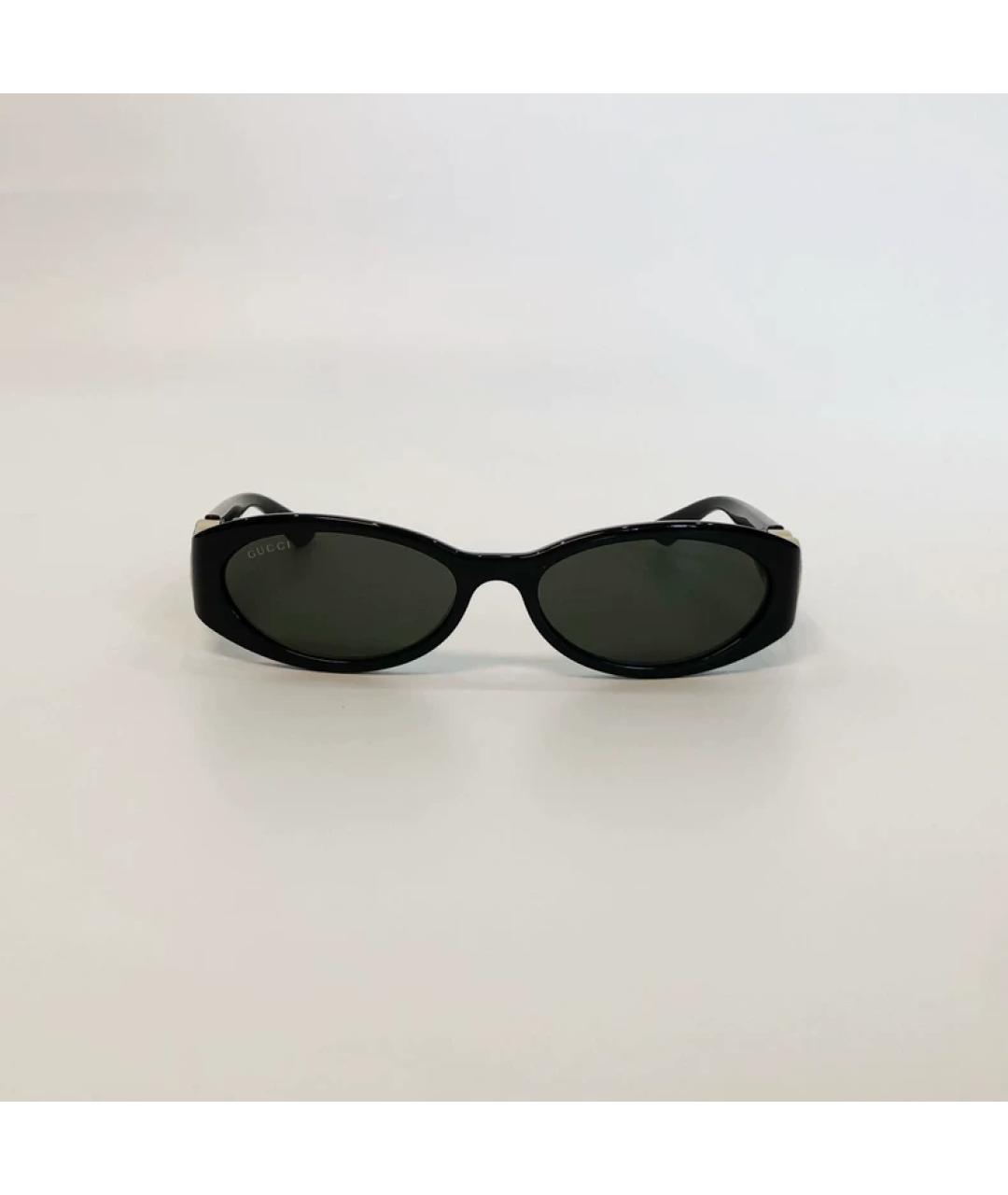 GUCCI Черные пластиковые солнцезащитные очки, фото 2