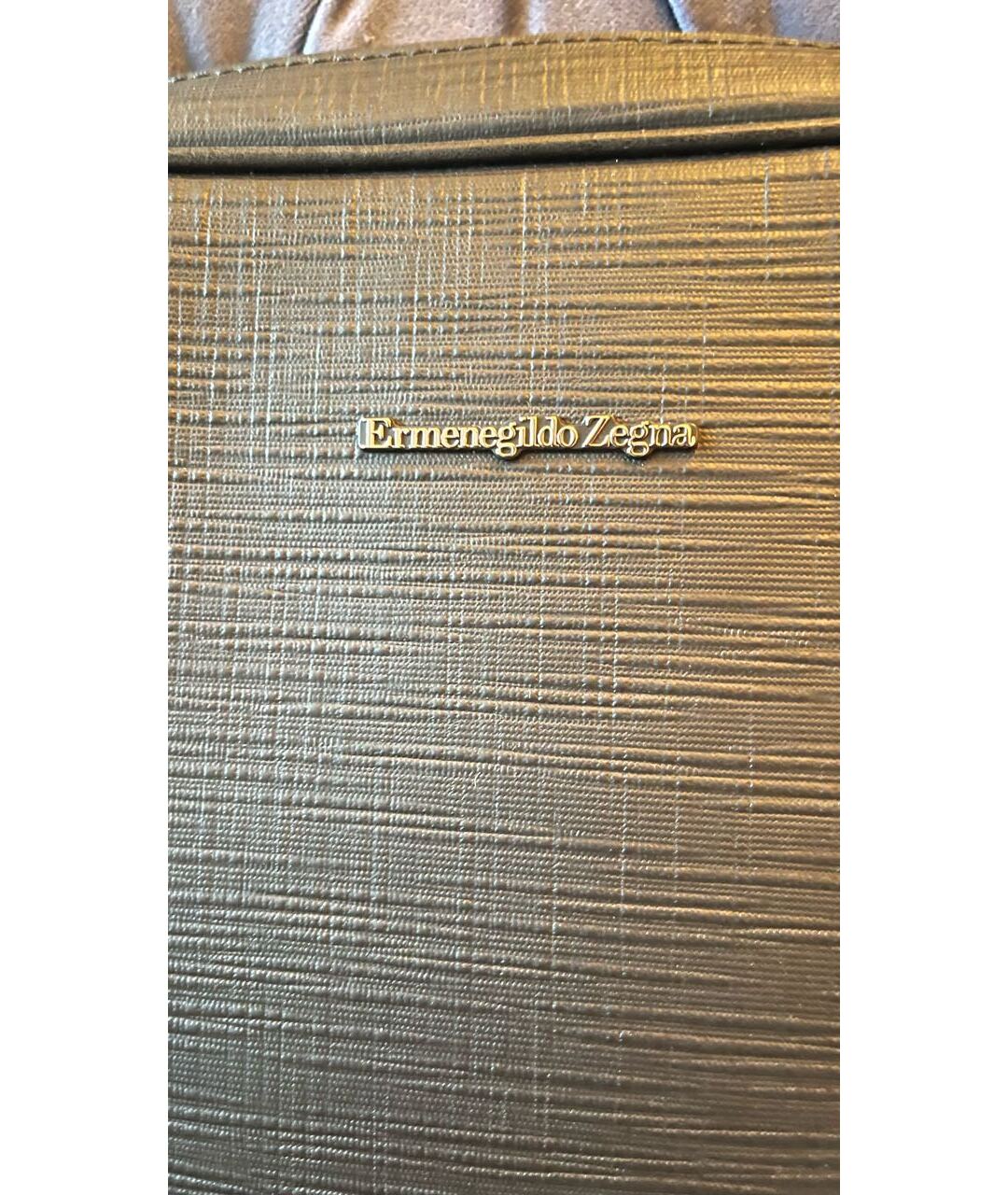 ERMENEGILDO ZEGNA Черная кожаная сумка на плечо, фото 4