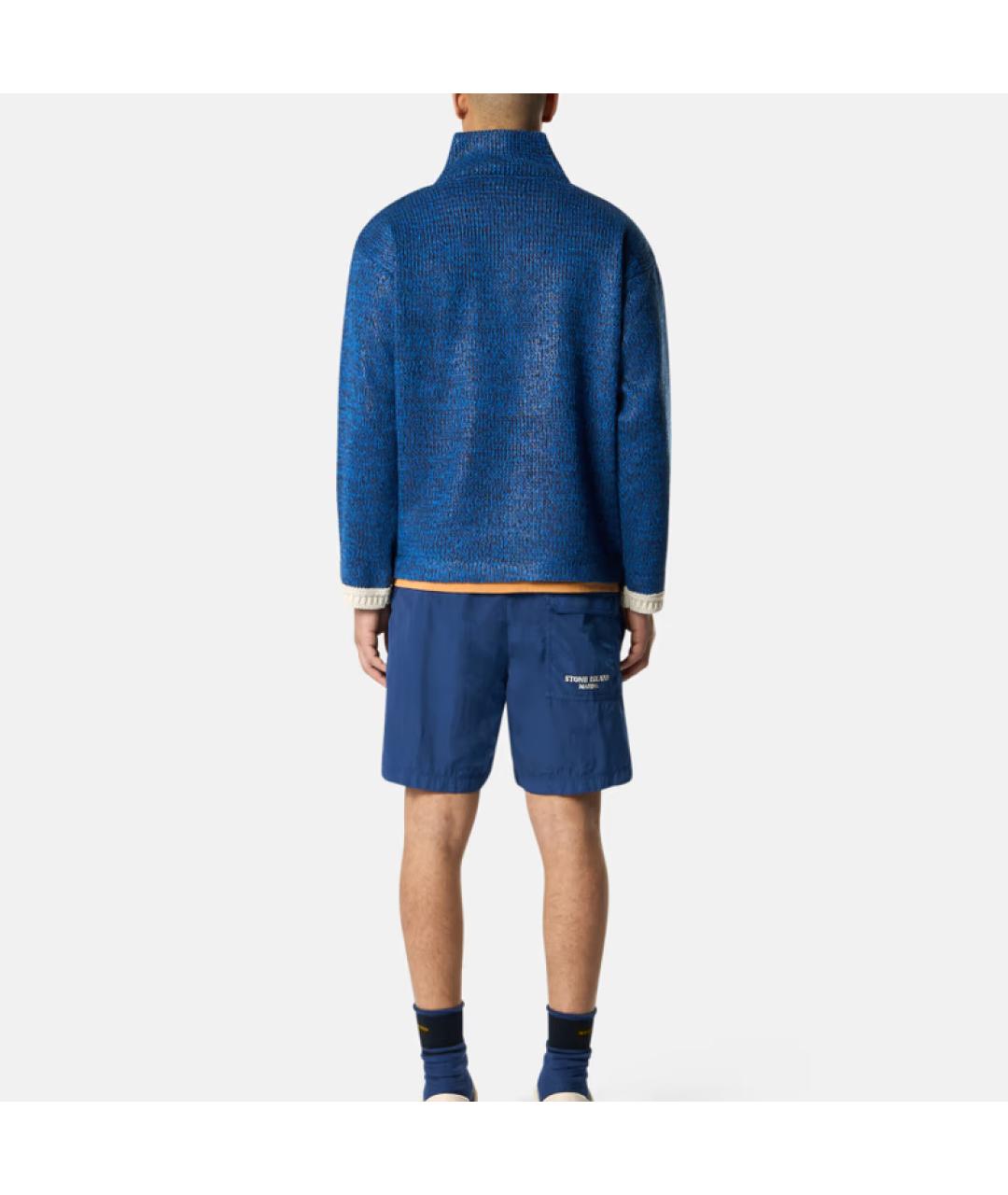 STONE ISLAND Синие плавки, фото 4