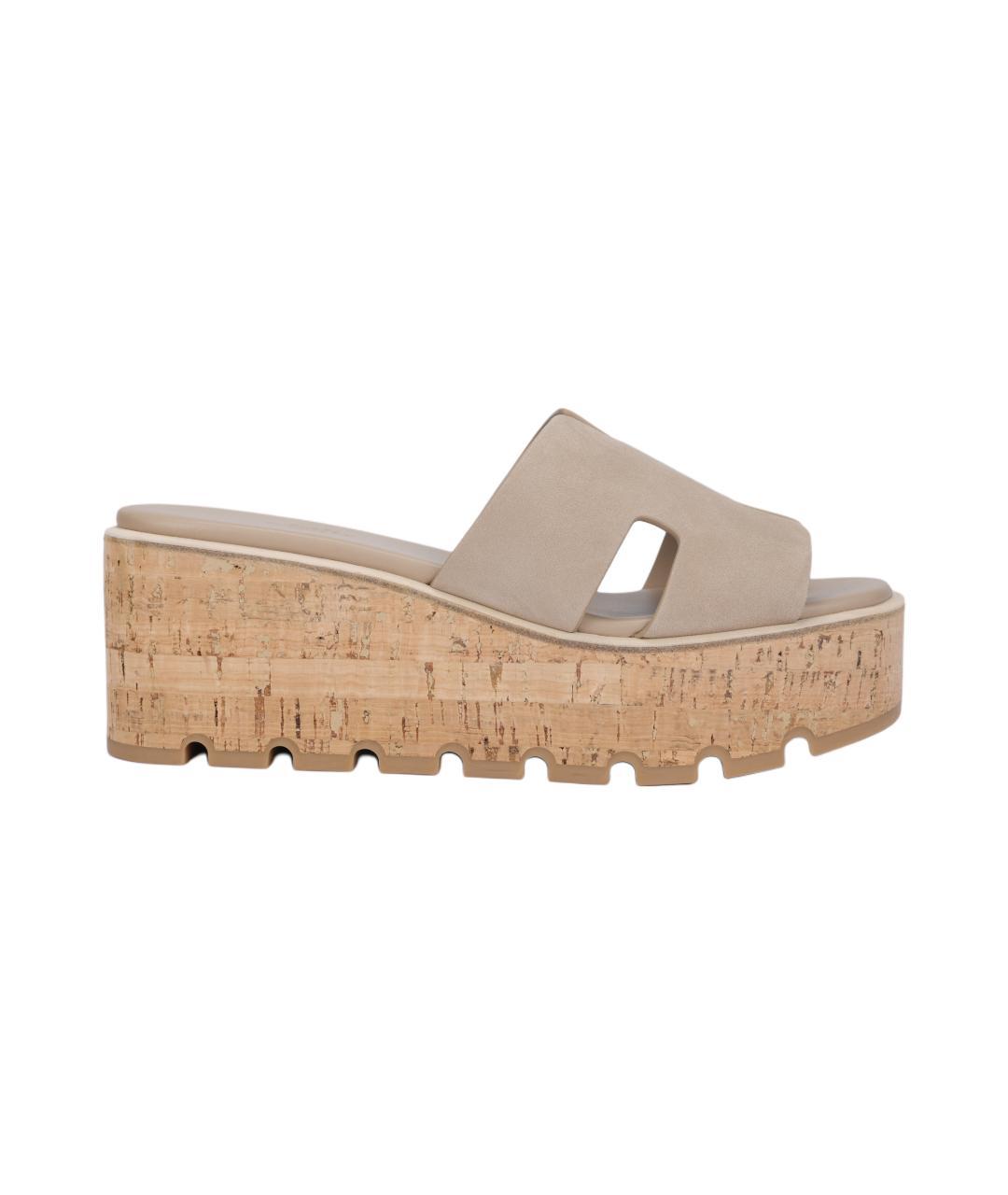 HERMES Коричневые сандалии, фото 1