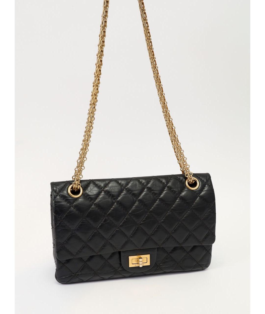 CHANEL Черная кожаная сумка через плечо, фото 6