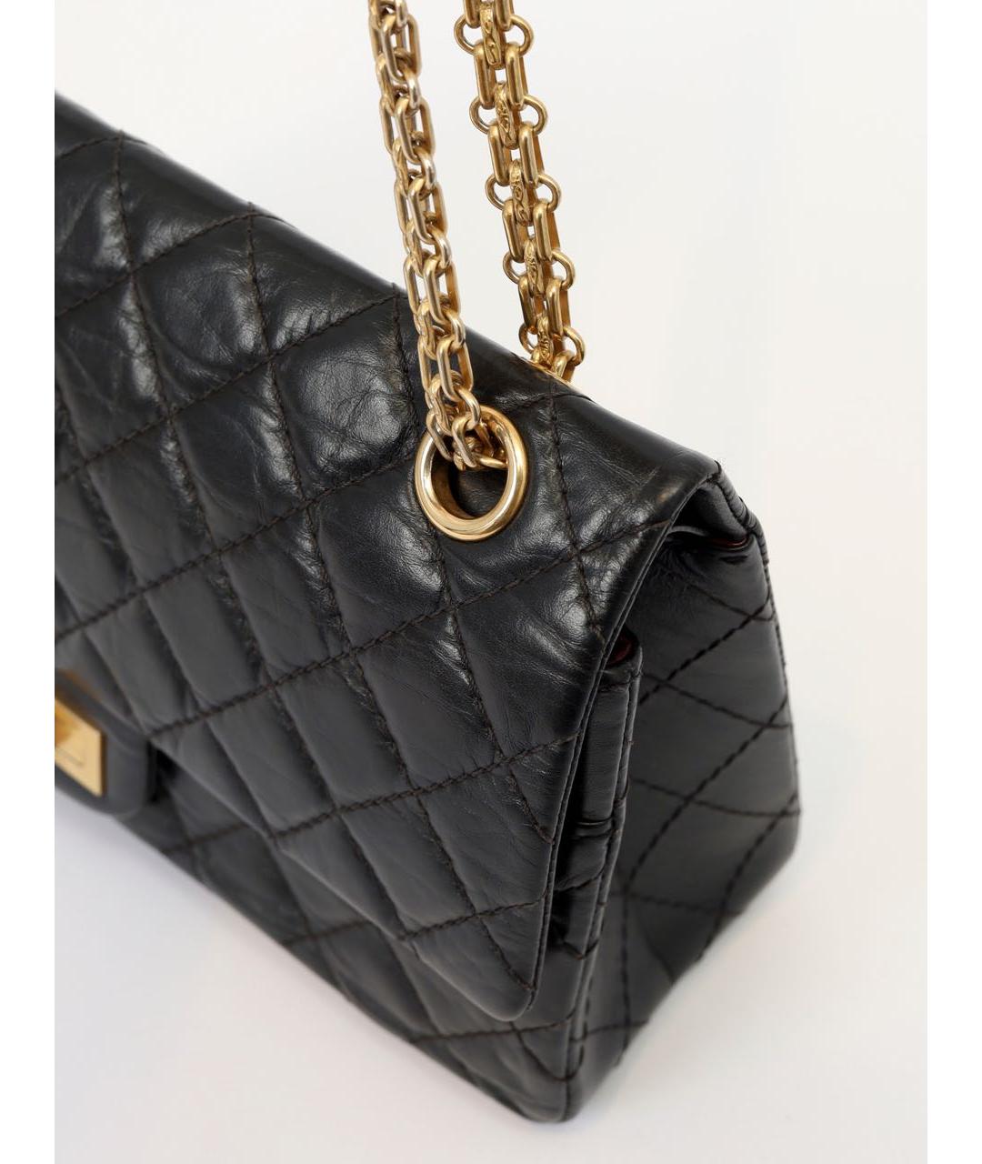 CHANEL Черная кожаная сумка через плечо, фото 8