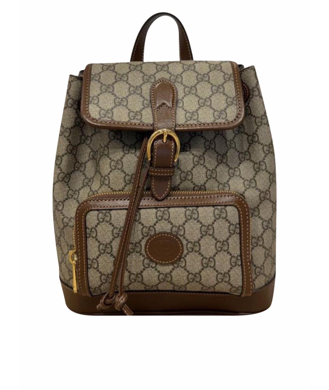 GUCCI Коричневый рюкзак, фото 7