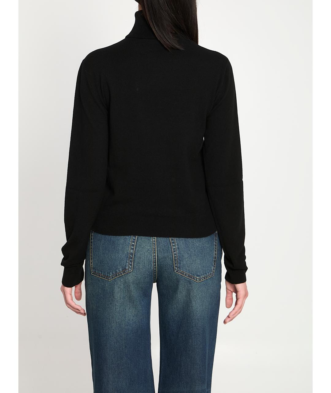 GUCCI Черный шерстяной джемпер / свитер, фото 4