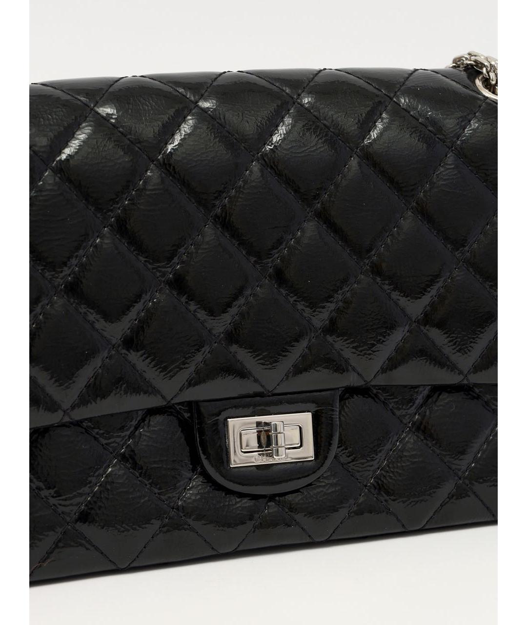 CHANEL Черная кожаная сумка через плечо, фото 5