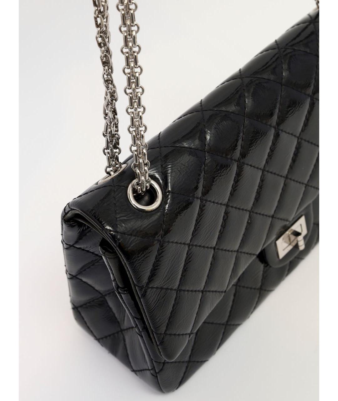 CHANEL Черная кожаная сумка через плечо, фото 7