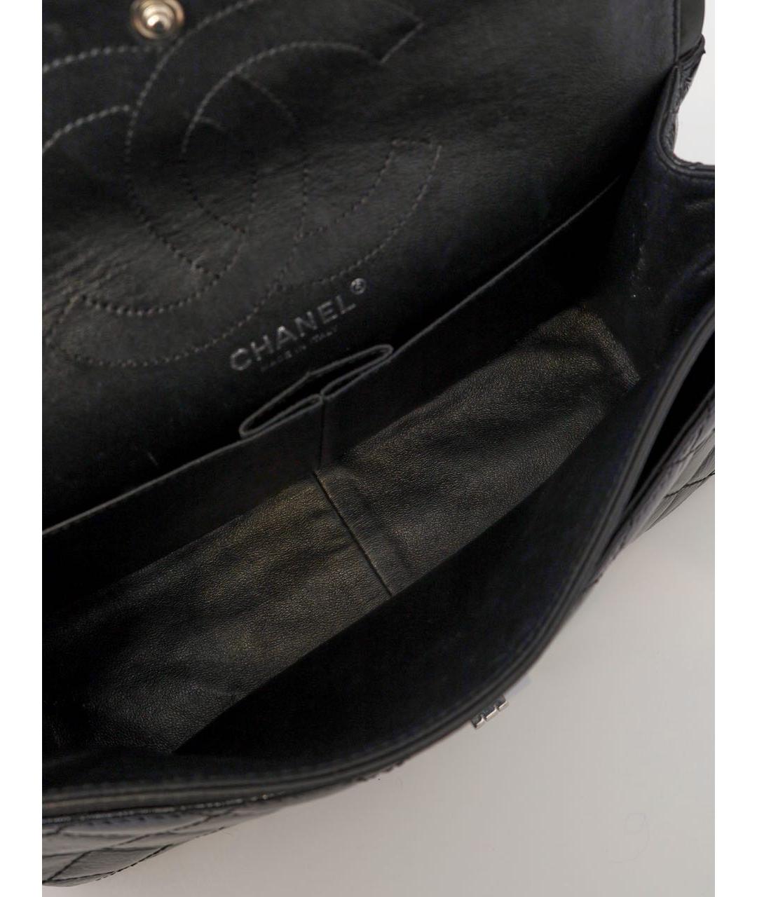 CHANEL Черная кожаная сумка через плечо, фото 4