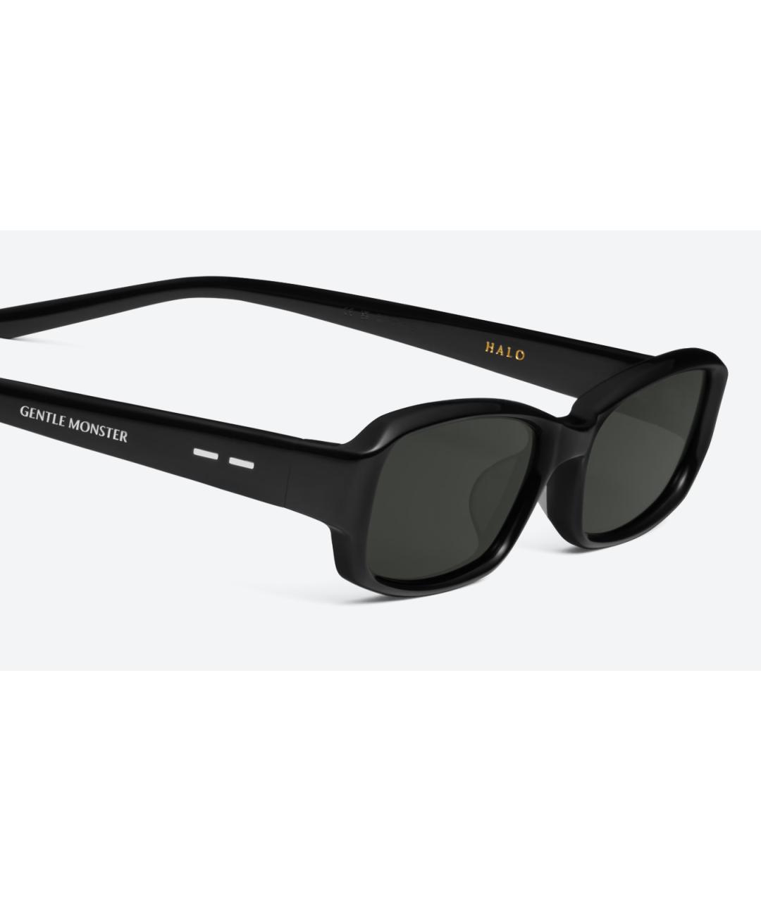 GENTLE MONSTER Черные пластиковые солнцезащитные очки, фото 3
