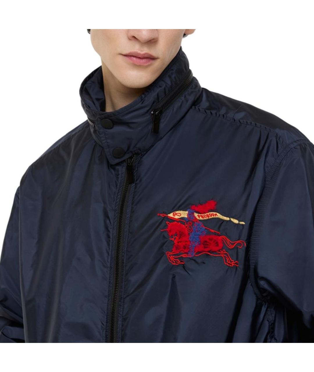 BURBERRY Темно-синяя куртка, фото 5