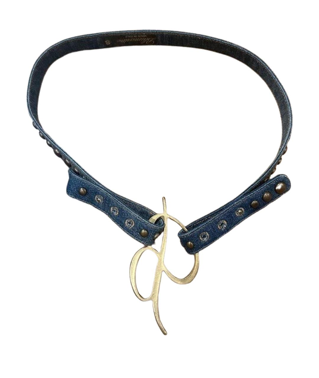 BLUMARINE Синий ремень, фото 1