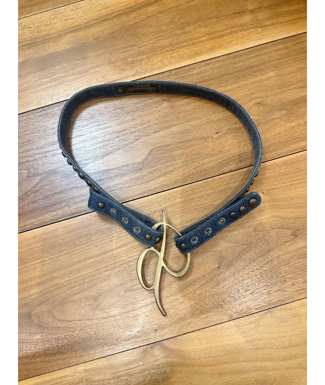 BLUMARINE Синий ремень, фото 6